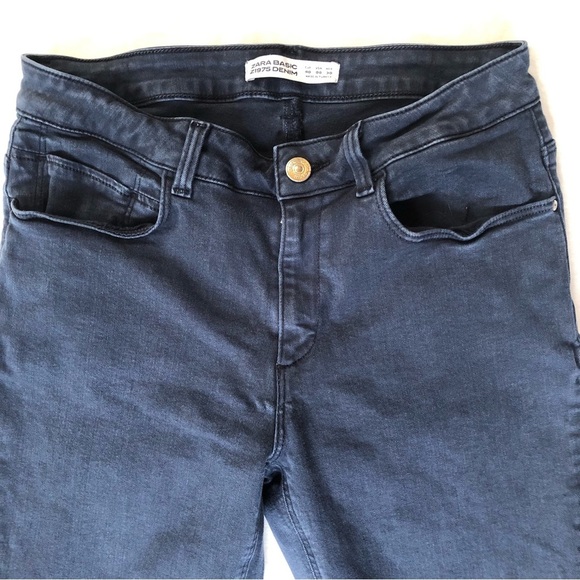 Zara Basic Z1975 Denim Blue Jeans Size 00 - Picture 3 of 8
